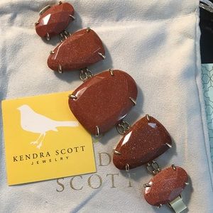 Kendra Scott Petra Vintage Bracelet in Goldstone
